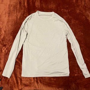Lululemon The Fundamental Long Sleeve Shirt. Medium. White Opal